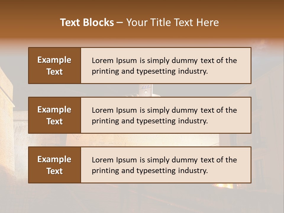 Old Castle PowerPoint Template