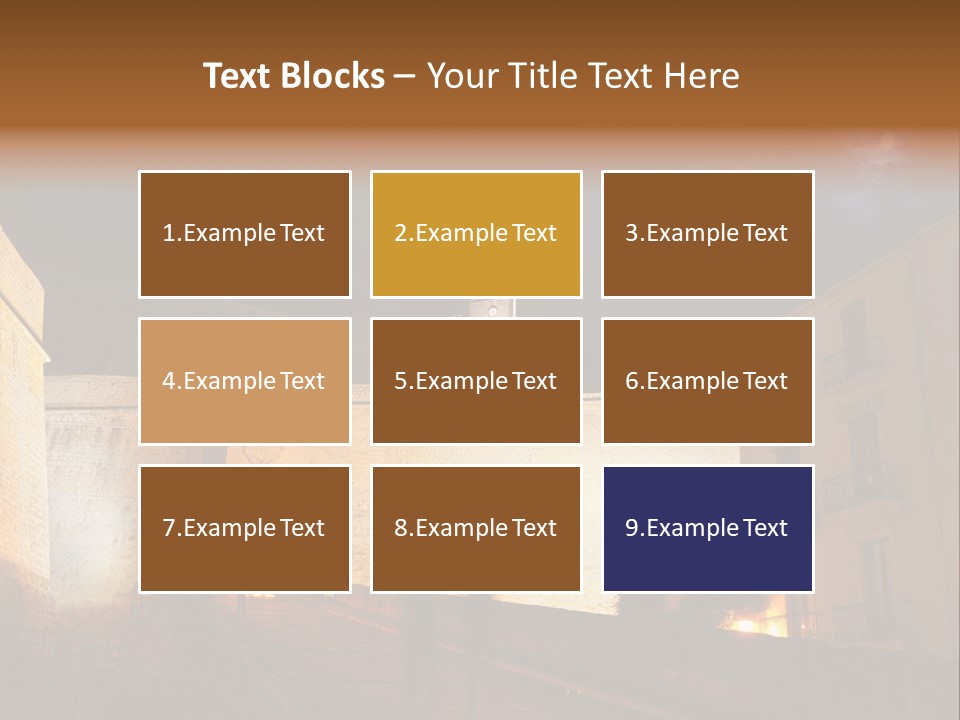 Old Castle PowerPoint Template