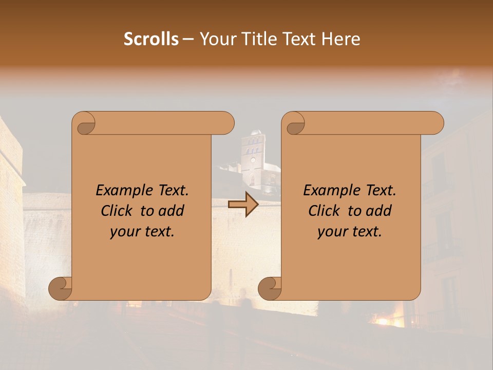 Old Castle PowerPoint Template