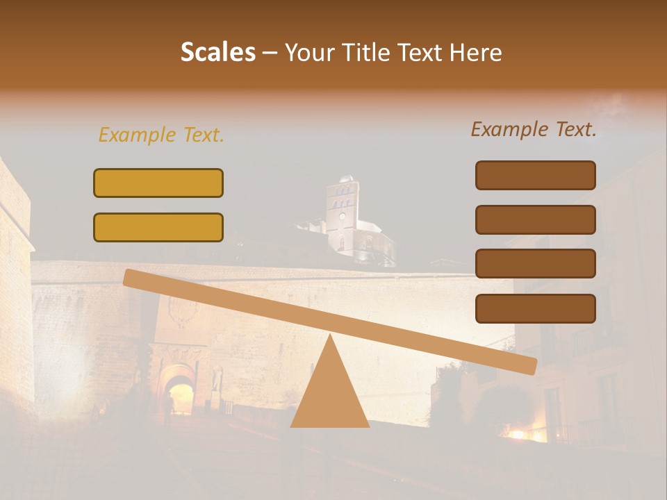 Old Castle PowerPoint Template