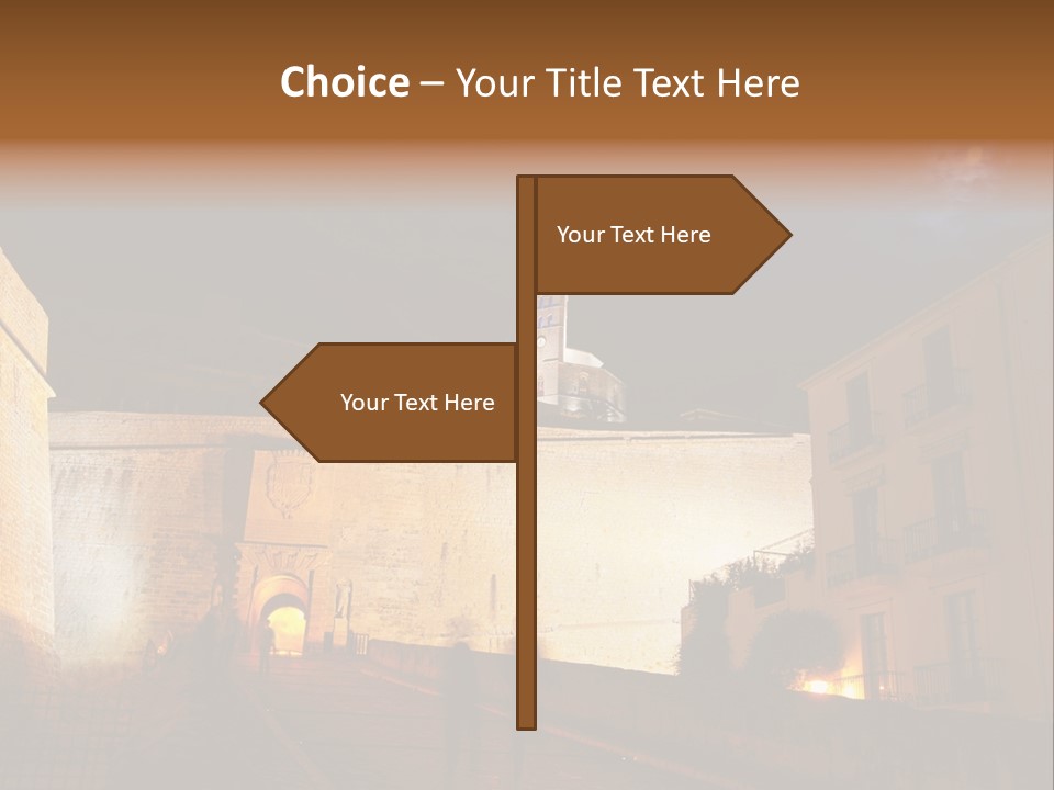 Old Castle PowerPoint Template