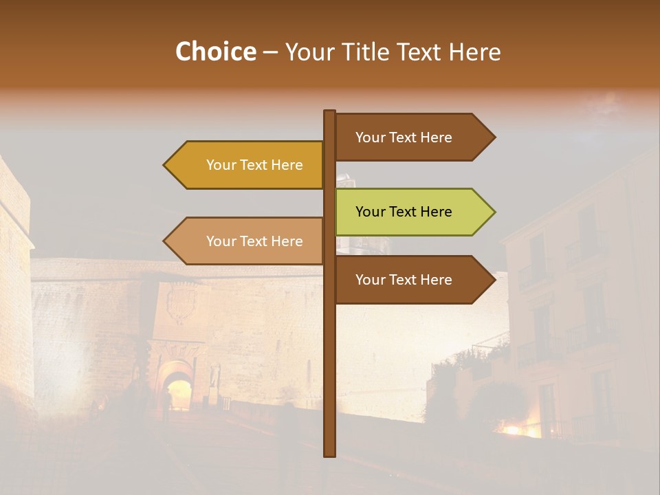 Old Castle PowerPoint Template