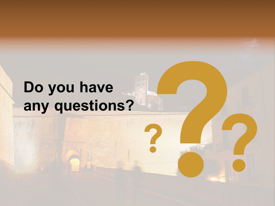 Old Castle PowerPoint Template