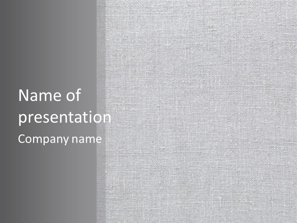 Gray Background PowerPoint Template