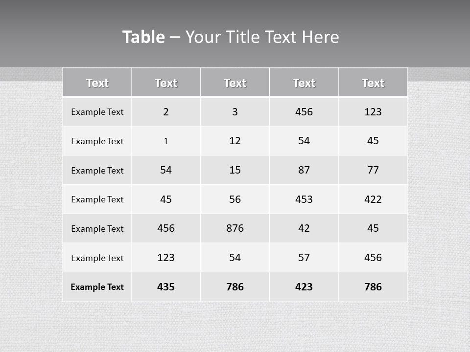 Gray Background PowerPoint Template