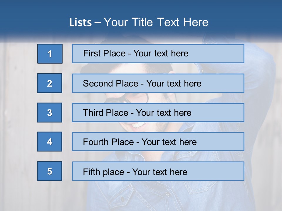 Men's Hairstyle PowerPoint Template
