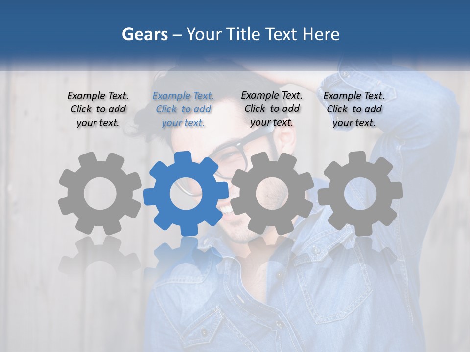 Men's Hairstyle PowerPoint Template