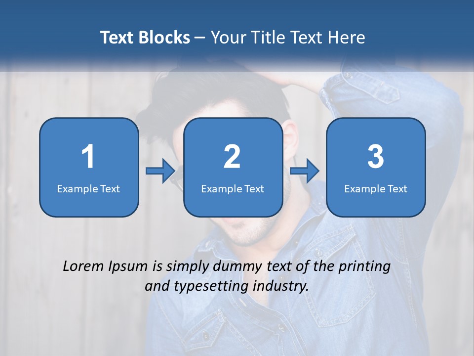 Men's Hairstyle PowerPoint Template