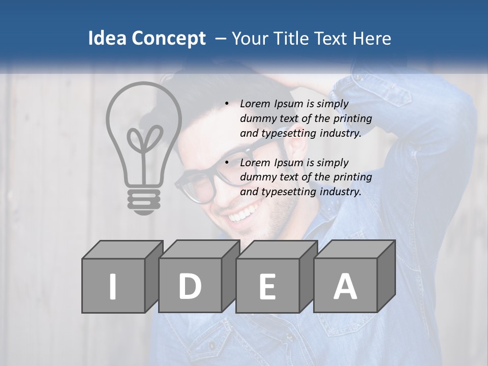 Men's Hairstyle PowerPoint Template