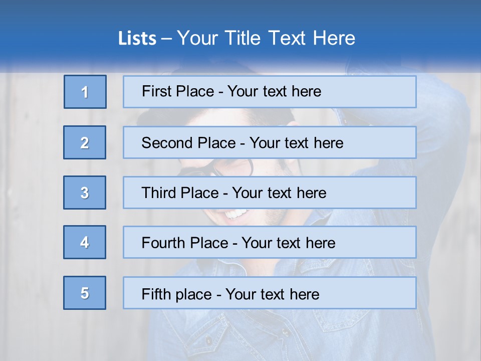 Men's Hairstyle PowerPoint Template