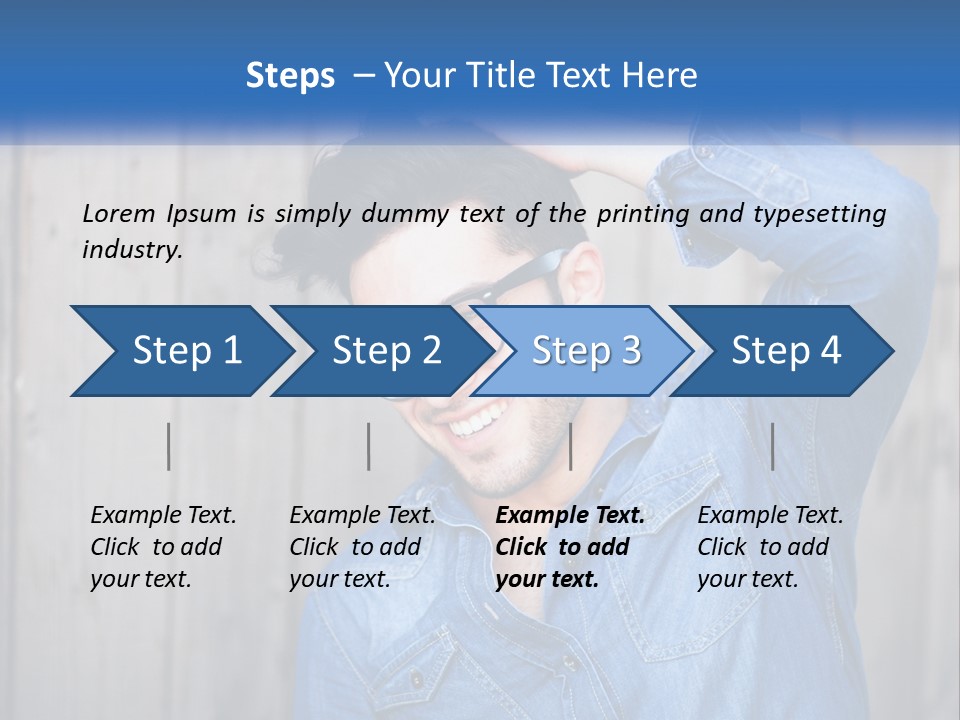 Men's Hairstyle PowerPoint Template
