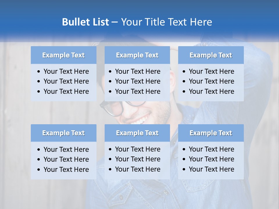 Men's Hairstyle PowerPoint Template