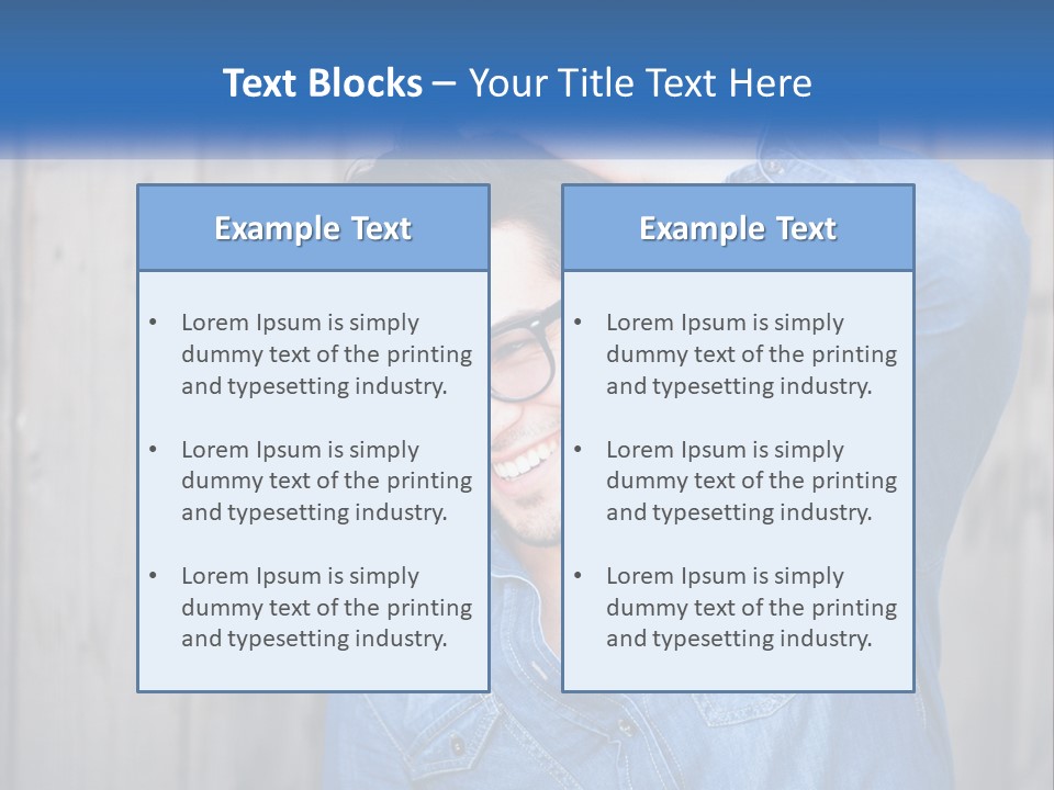Men's Hairstyle PowerPoint Template