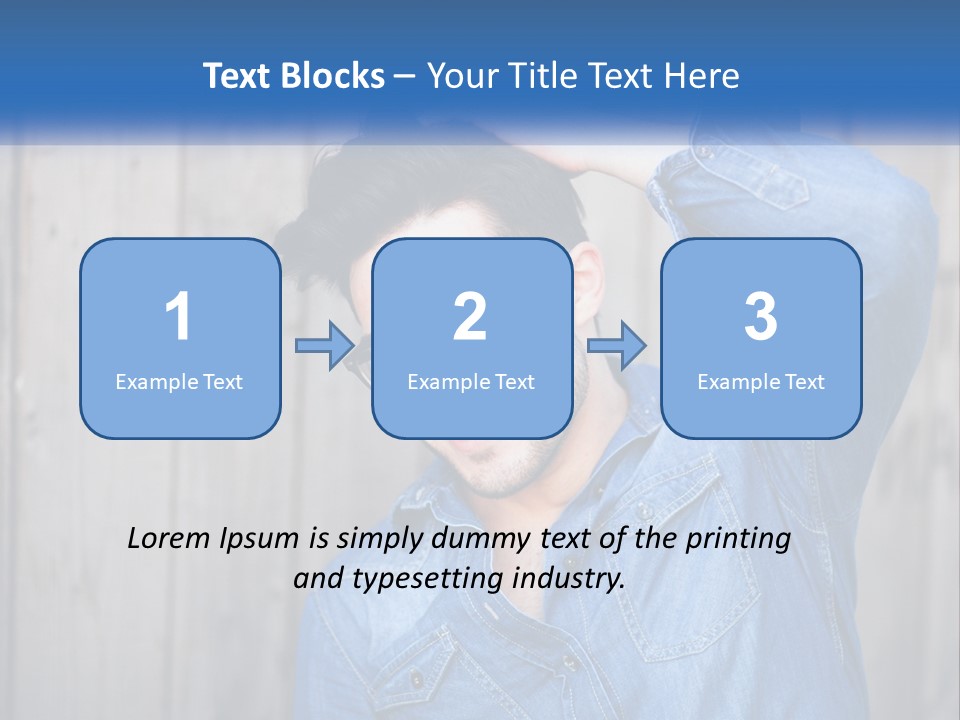 Men's Hairstyle PowerPoint Template