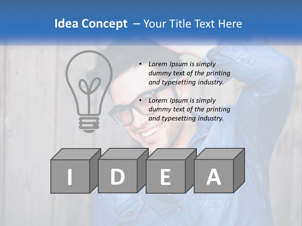 Men's Hairstyle PowerPoint Template