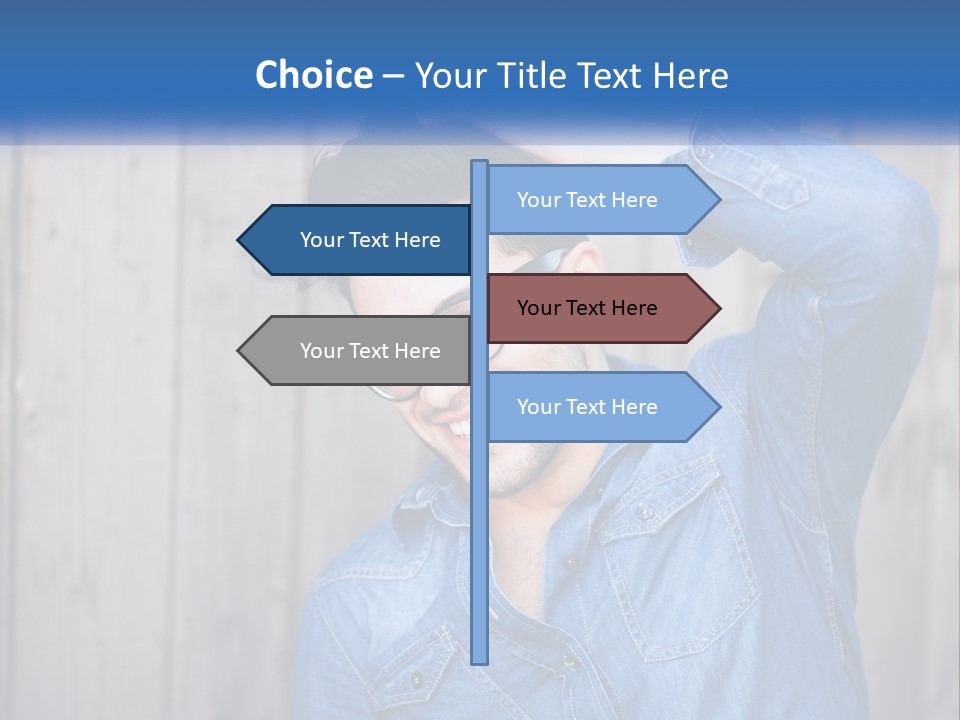 Men's Hairstyle PowerPoint Template