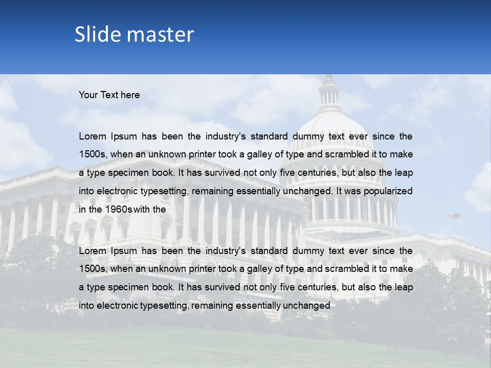 The White House PowerPoint Template