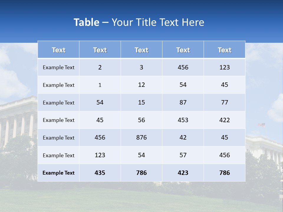 The White House PowerPoint Template