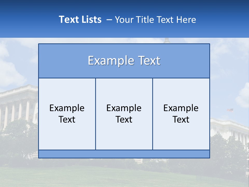The White House PowerPoint Template
