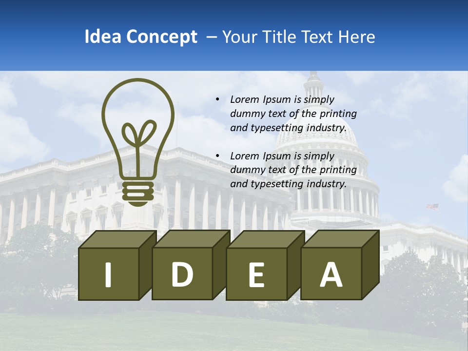 The White House PowerPoint Template