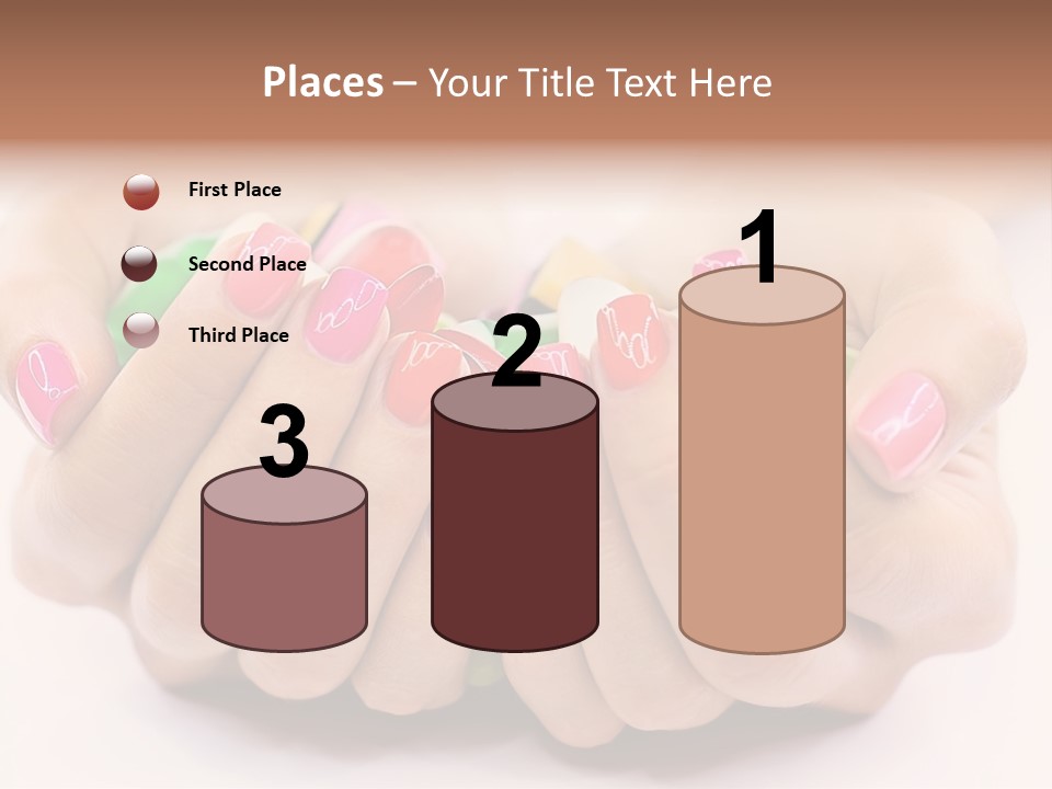 Female Nails PowerPoint Template