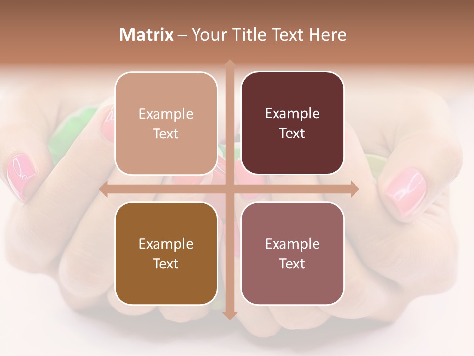 Female Nails PowerPoint Template