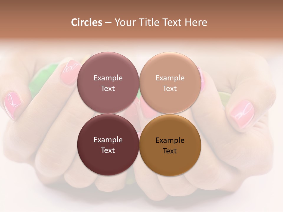 Female Nails PowerPoint Template
