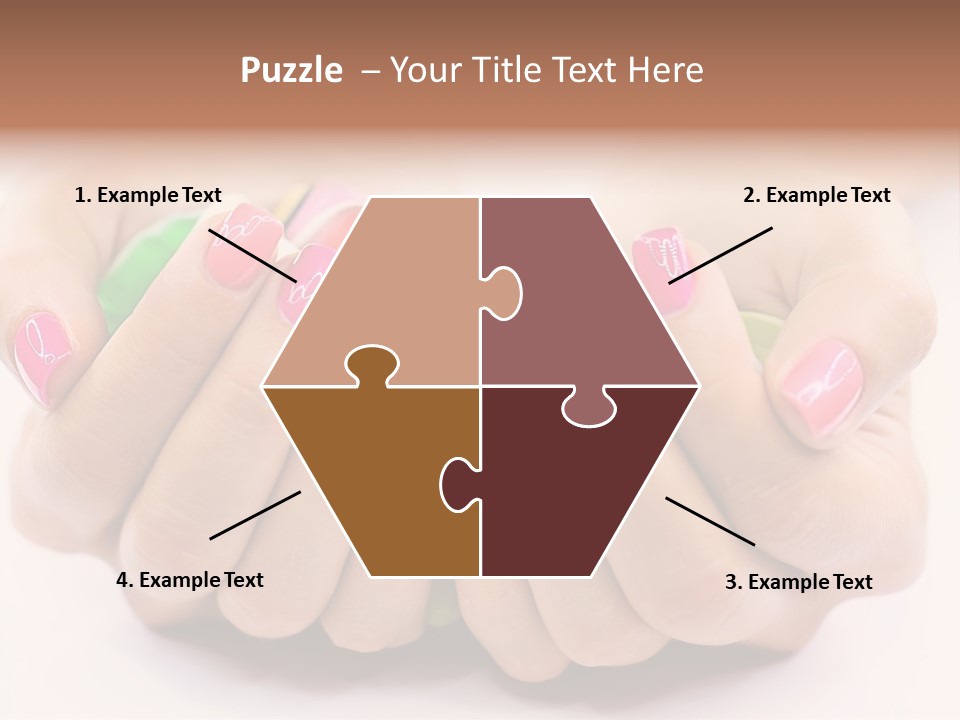 Female Nails PowerPoint Template