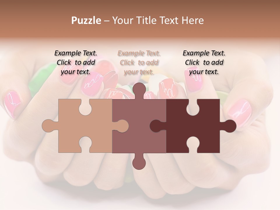 Female Nails PowerPoint Template