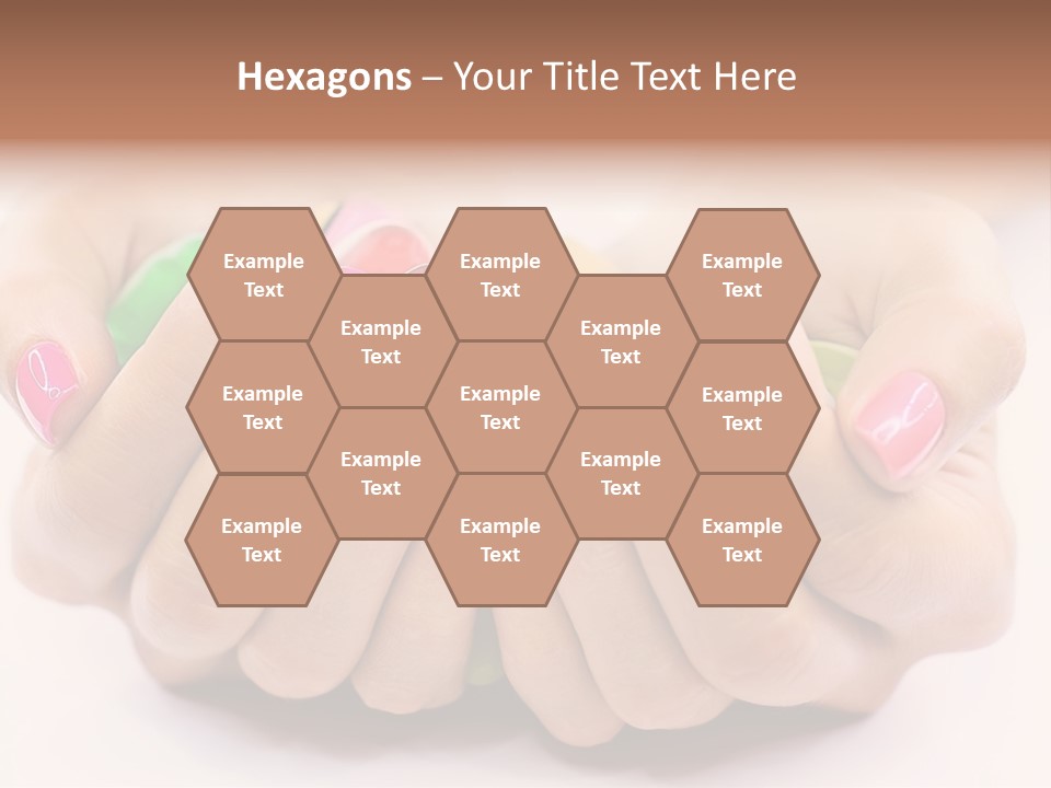 Female Nails PowerPoint Template