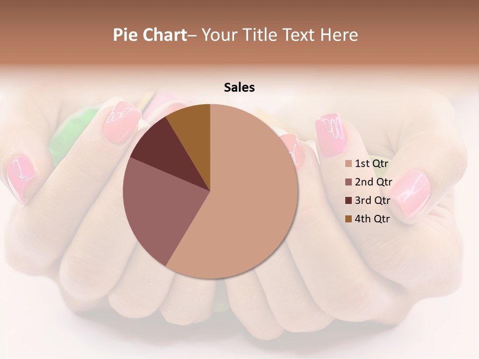 Female Nails PowerPoint Template