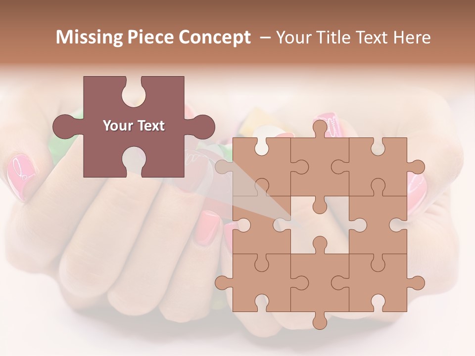 Female Nails PowerPoint Template