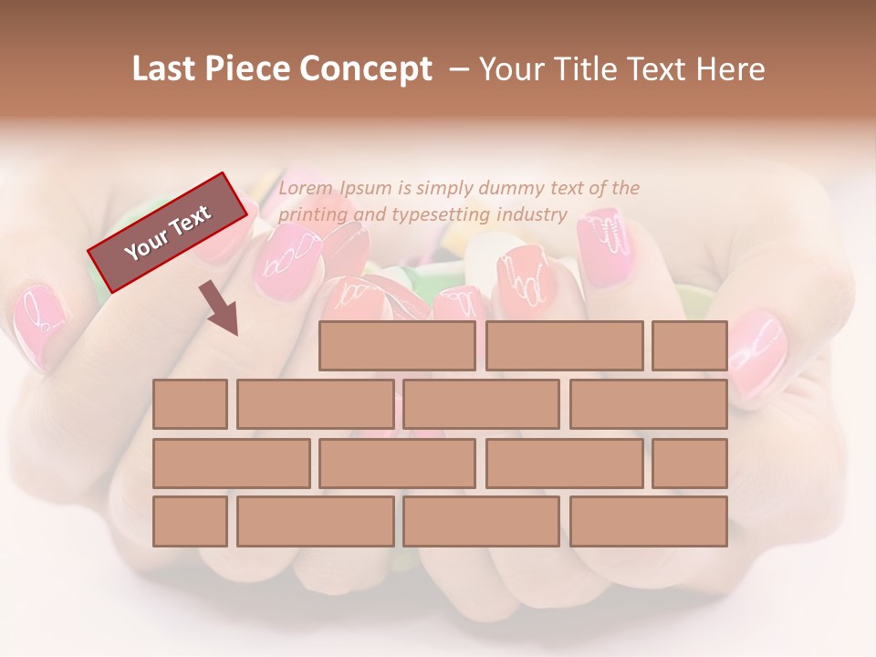 Female Nails PowerPoint Template