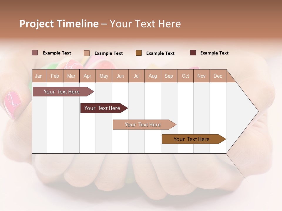 Female Nails PowerPoint Template