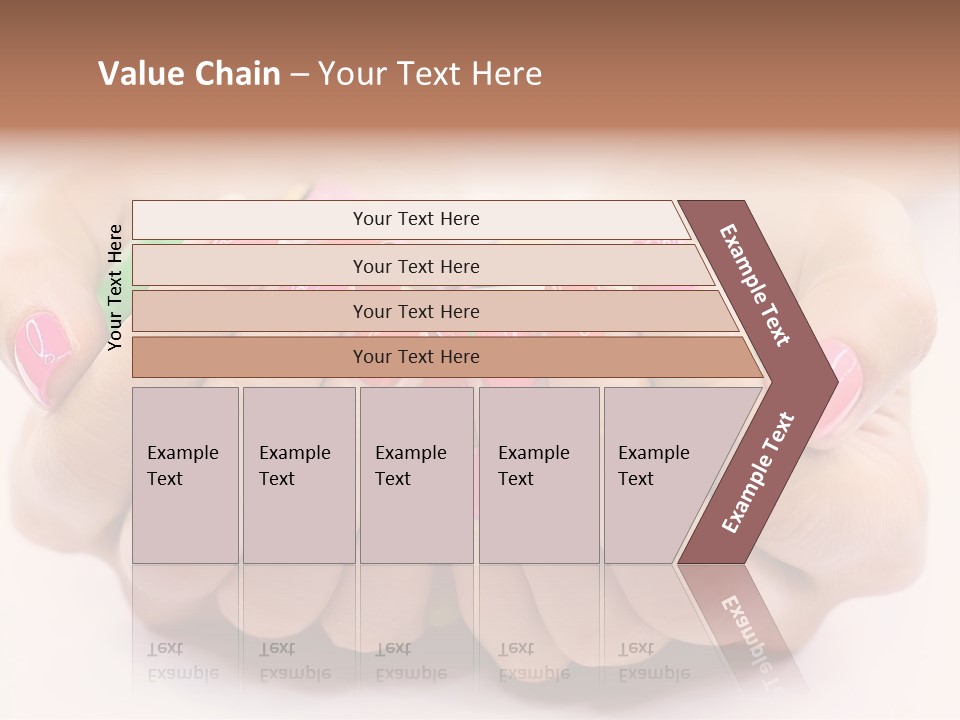 Female Nails PowerPoint Template