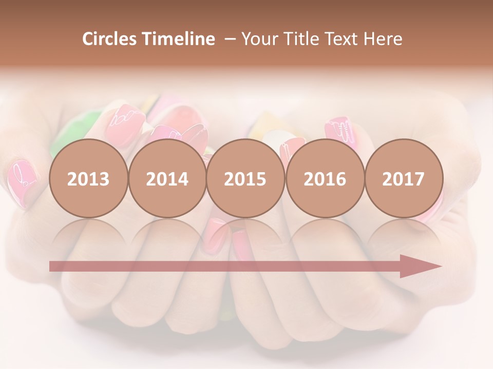 Female Nails PowerPoint Template