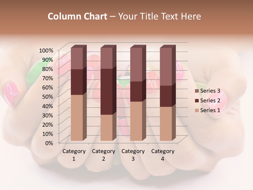Female Nails PowerPoint Template