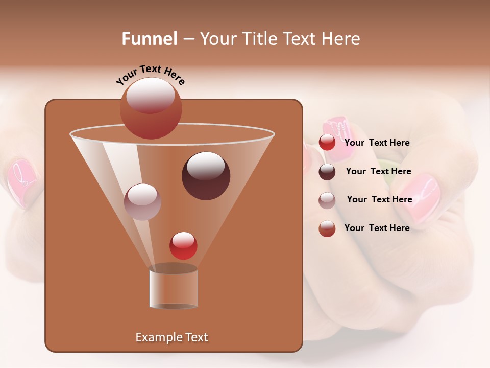 Female Nails PowerPoint Template