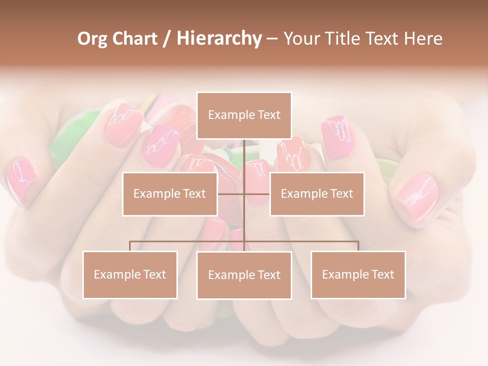 Female Nails PowerPoint Template