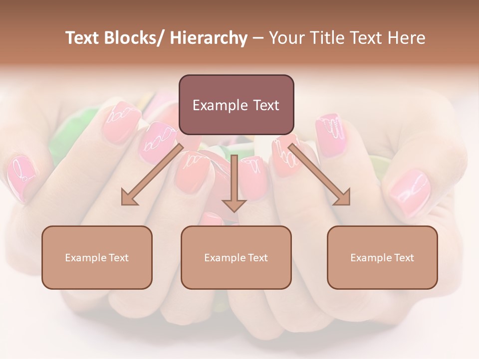Female Nails PowerPoint Template
