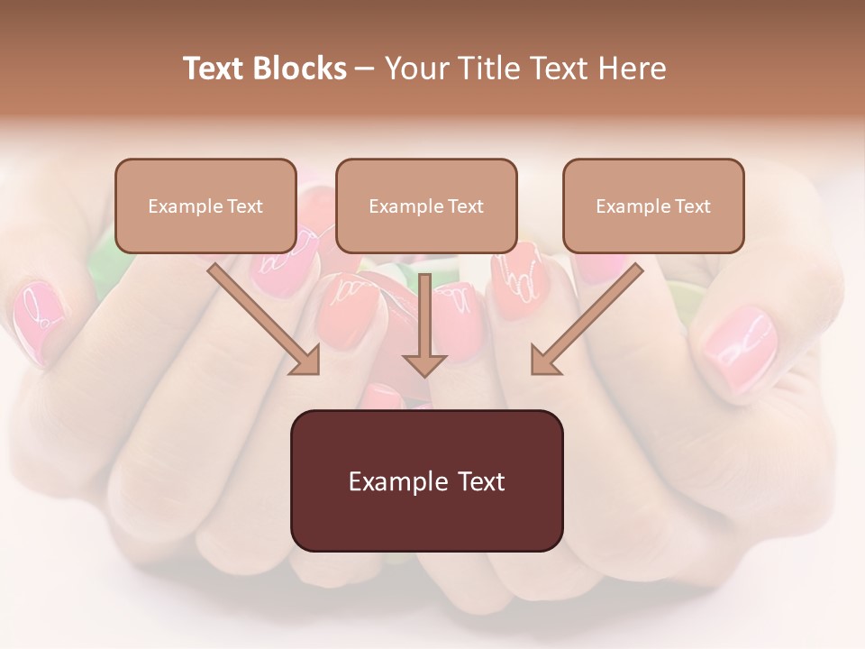 Female Nails PowerPoint Template