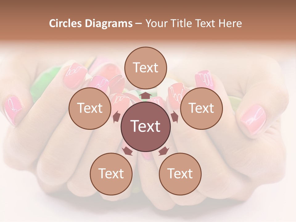 Female Nails PowerPoint Template