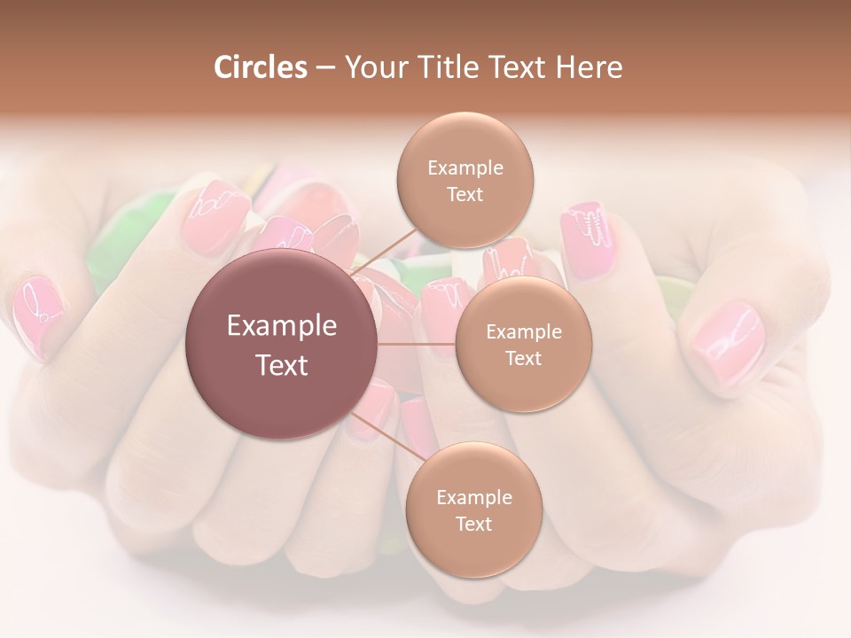 Female Nails PowerPoint Template