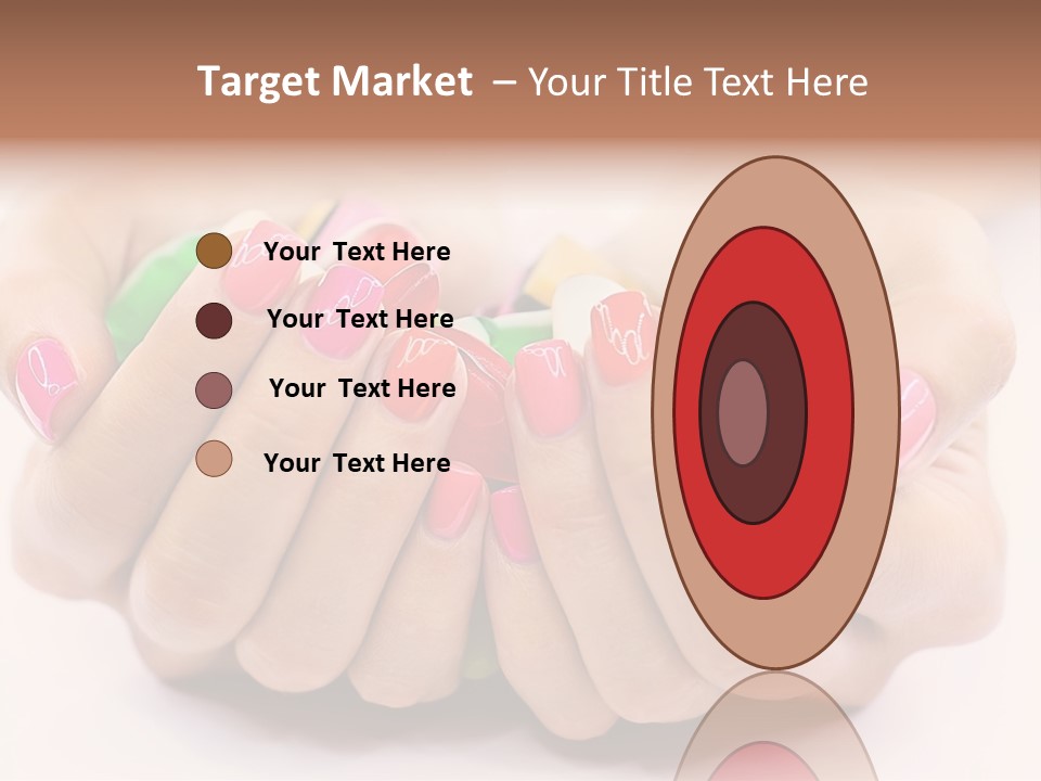 Female Nails PowerPoint Template