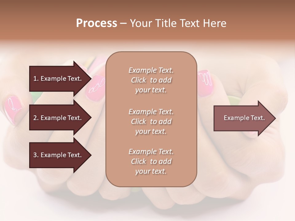Female Nails PowerPoint Template
