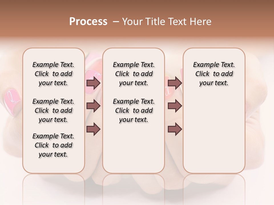 Female Nails PowerPoint Template
