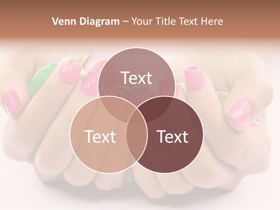 Female Nails PowerPoint Template