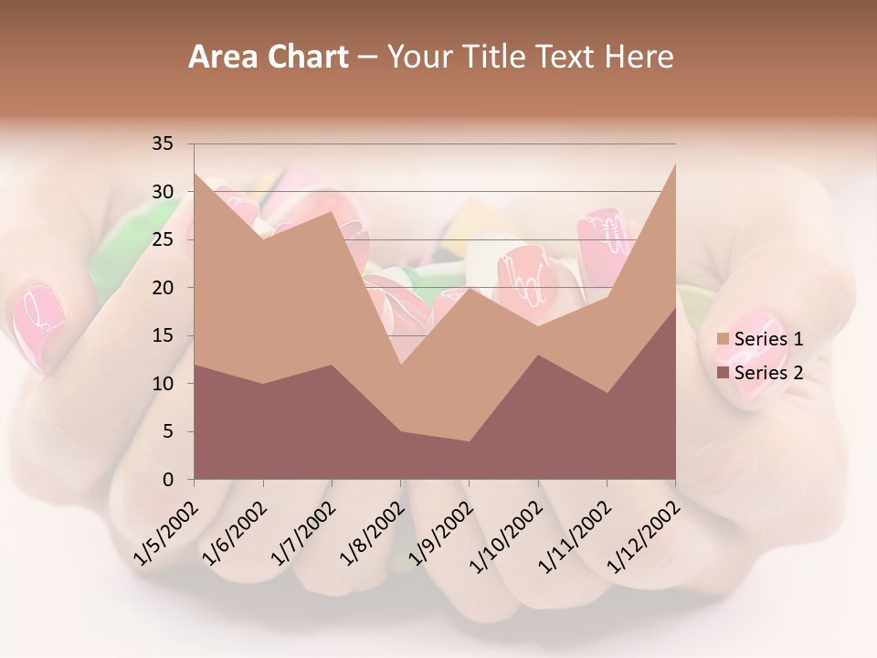 Female Nails PowerPoint Template
