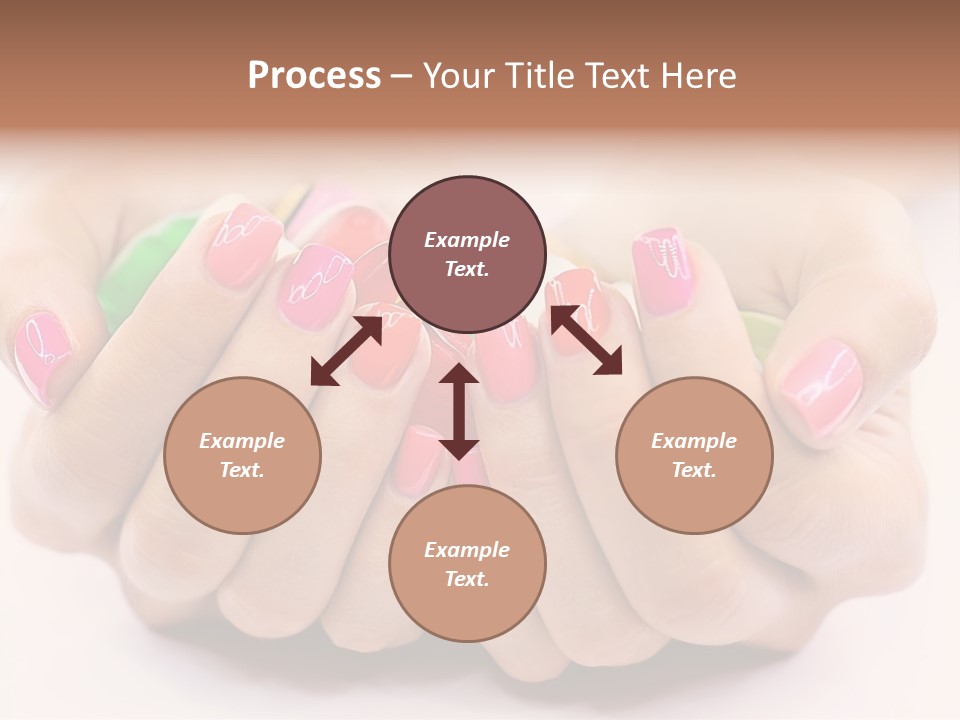 Female Nails PowerPoint Template
