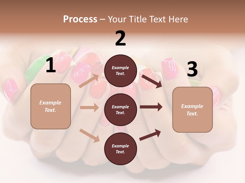 Female Nails PowerPoint Template